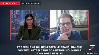 UTILI USA POSITIVE LE GRANDI BANCHE ORA TOCCA A BANK OF AMERICA  PISCINA INTV DANDREA  141024 [upl. by Oravla]