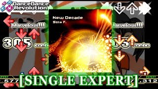 【DDR X2】 New Decade SINGLE EXPERT 譜面確認＋クラップ [upl. by Yrallam]