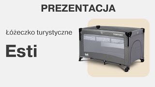 Caretero Esti  łóżeczko turystyczne z opuszczanym bokiem [upl. by Culliton]