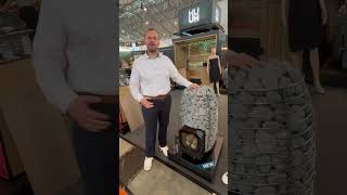 Huum Hive Flow  Sauna Holzofen  Interbad Messe News sauna saunaofen huum interbad [upl. by Delorenzo]