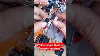 Philips home theatre woofer problem repair shortsfeed ytshort gurutech [upl. by Arbba]