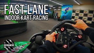 The INDOOR KART RACING EXPERIENCE  Fast Lane [upl. by Ashely]