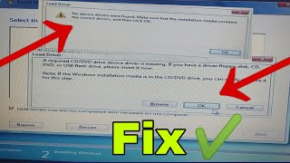 No Device Drivers Were Found On Windows 7 Installation Fix Issue ll Techno Saroz ll 2020 ll [upl. by Konikow]