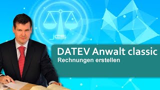 DATEV Anwalt classic und Zahlungen  Rechnungen erstellen [upl. by Aramak]