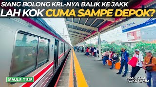 Siang Bolong KRL ini Cuma Setengah Jalan Balik Lagi ke Jakarta Kota [upl. by Lezah]