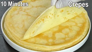 How to Make Crepes at Home  Easy Crepe Recipe [upl. by Tiphani]