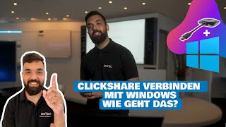 ClickShare verbinden mit Windows  Wie geht das [upl. by Yhtomiht75]