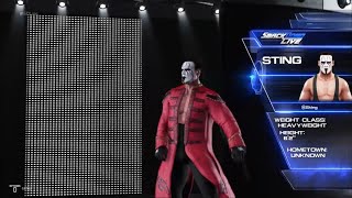 WWE 2K19 Sting Entrance PS4 [upl. by Benco]