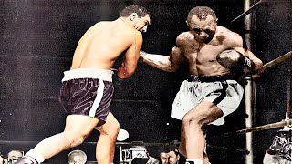 Rocky Marciano  Undefeated  Highlights In Full COLOR [upl. by Ennadroj]