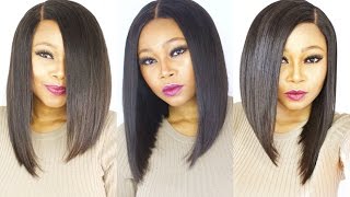 How To MakeCut A Versatile Bob Wig  Start To Finish  With Customised Silk Closure [upl. by Htrowslle]