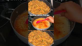 Quinoa lentil recipe recipe cooking healthy [upl. by Jair]