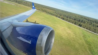 Icelandair Boeing 737 MAX 8 Takeoff from Stockholm Arlanda Airport [upl. by Barthelemy]