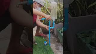 Technique to fix PVC pipe faucet low water pressure shorts [upl. by Manlove]