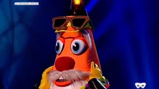 Traffic Cone UNMASKED As FAMOUS SINGER Masked Singer UK S3 [upl. by Yelekreb865]