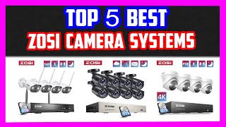 Top 5 Best ZOSI Security Cameras Systems  ZOSI 8CH 4K Wireless Security Cameras System [upl. by Adias453]