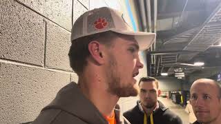 Clemson’s Jake Briningstool talks about getting in the CFP and winning a championship [upl. by Kilby]