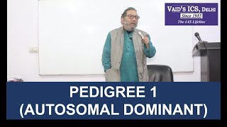 IAS PEDIGREE ANALYSIS IAUTOSOMAL DOMINANTVAID SIR [upl. by Danzig]