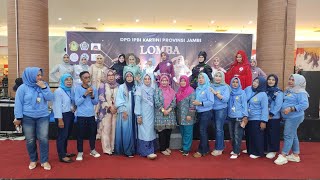 LOMBA FASHION SHOW DPD IPBI KARTINI PROVINSI JAMBI  28 JANUARI 2024 [upl. by Schnur]