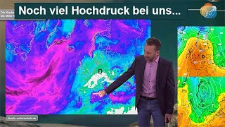 Noch viel Hochdruck bei uns  Rappeleien zur Monatsmitte Wetter amp Nebelvorhersage 0110112024 [upl. by Zeuqram]