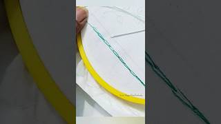 Chain Stitch Thread Art 🧵🌱 chainstich handembroidery youtubeshorts youtubesubscribers [upl. by Knowle861]