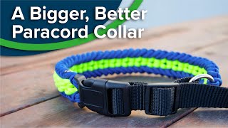 HeavyDuty Adjustable Paracord Dog Collar [upl. by Eityak]