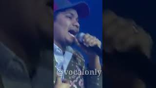 vocal only  tompi  sedari dulu shorts cover tiara musicclip [upl. by Natsreik]