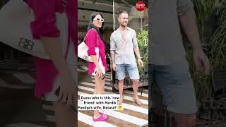 Divorce confirmed hardikpandya s wife natasastankovic gets spotted with her new friend [upl. by Ailama]