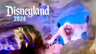 Matterhorn Bobsled Tomorrowland Side 2024  Disneyland Full Ride 4K POV [upl. by Yatnuahs]