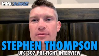 Stephen Thompson Joaquin Buckleys Ego Will Come into Play at UFC 307 Teases Submission Win [upl. by Anotyal628]