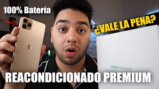 Compré un Iphone REACONDICIONADO PREMIUM en AMAZON ¿Vale la pena su precio [upl. by Grosz63]