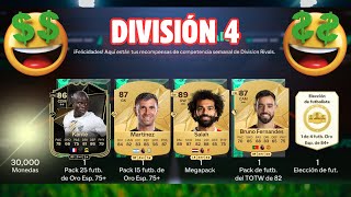 RECOMPENSAS DE DIVISION RIVALS DIVISION 4 Y 5 GANAMOS MONEDITAS [upl. by Gabel708]