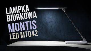 Lampka biurkowa Montis LED MT042  płynne ściemnianie zmiany barwy światła i złącze USB [upl. by Iseabal]