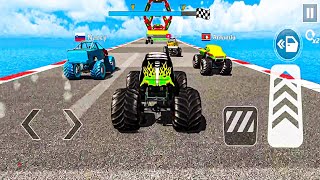 Monster Truck Mega Ramp Extreme Racing  Impossible GT Car Stunts Driving  336  Android Gameplay [upl. by Nanfa]