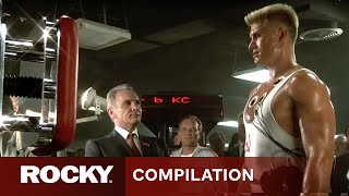 Rocky vs Drago Stallone vs Lundgren  Part 2 [upl. by Yentruoc]