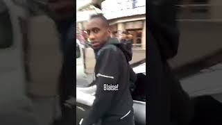 Mamadou Sakho bumped into Blaise Matuidi in Paris 🤣 via mamadousakhoIG shorts [upl. by Annaiek]