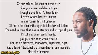 Kendrick Lamar  Meet the Grahams Lyrics [upl. by Odareg]