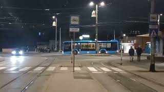 Trams Zagreb 496  ZET trams Remiza Ljubljanica  Zagreb [upl. by Fantasia]