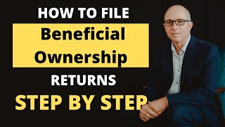 How to file Beneficial Ownership Returns  step by step [upl. by Roos]