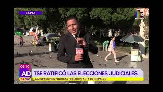 El TSE ratificó las elecciones judiciales [upl. by Novick]