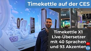 Timekettle X1 AI Interpreter Hub auf der CES 2024 vorgestellt [upl. by Sims521]