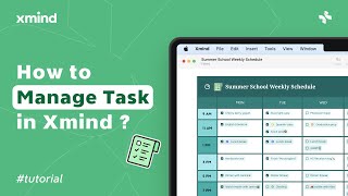 How to Use the Task Tracker in Xmind  Feature Tutorial [upl. by Assirac]