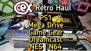 CeX Retro Haul  N64 Game Gear Dreamcast PS1 and more [upl. by Harutek]