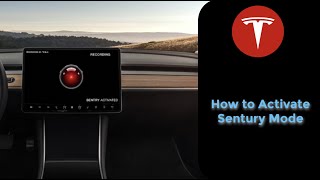 How to Activate Sentry Mode in Tesla Model Y [upl. by Aliam]