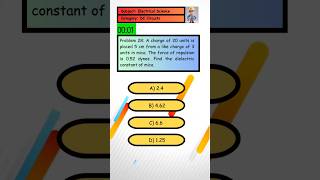 Problem 28 Find the dielectric constant of mica [upl. by Ennagroeg]