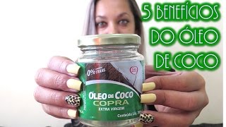 5 benefícios do óleo de coco natural [upl. by Harlie]