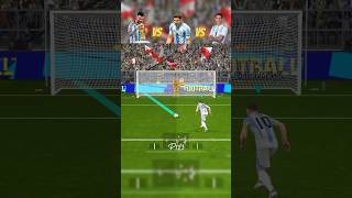 Messi vs Alvarez vs Di Maria 🇦🇷 Penalty Challenge 🇦🇷 [upl. by Volkan634]