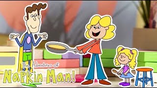 The Adventures of Napkin Man  FAMILY TIME  Compilation  Cartoons for Kids [upl. by Ekud]