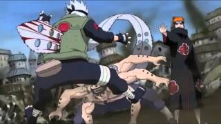 Naruto AMV  Time of Dying  Kakashi vs Pain [upl. by Kayley]