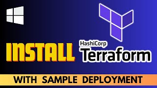 How to Install Terraform on Windows 1110 with Demo Project [upl. by Akinahs]