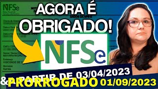 MEI AGORA É OBRIGATÓRIA A PARTIR DE 03042023 ou 01092023 a EMISSÃO de NFSe Nota Padrão Nacional [upl. by Crichton275]